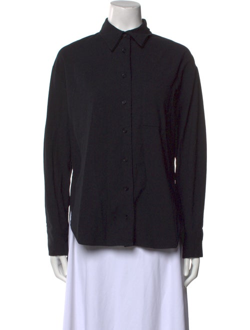 Reformation Long Sleeve Button-Up Top