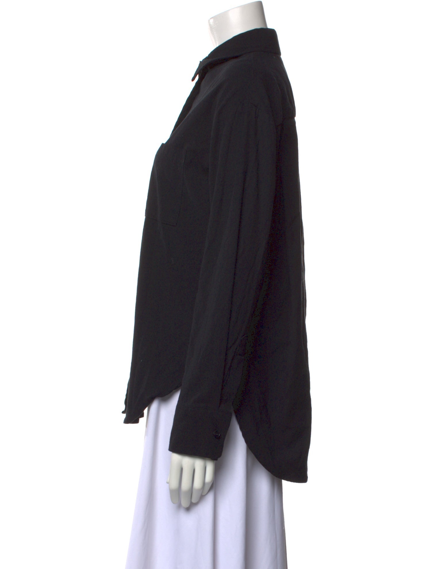 Reformation Long Sleeve Button-Up Top