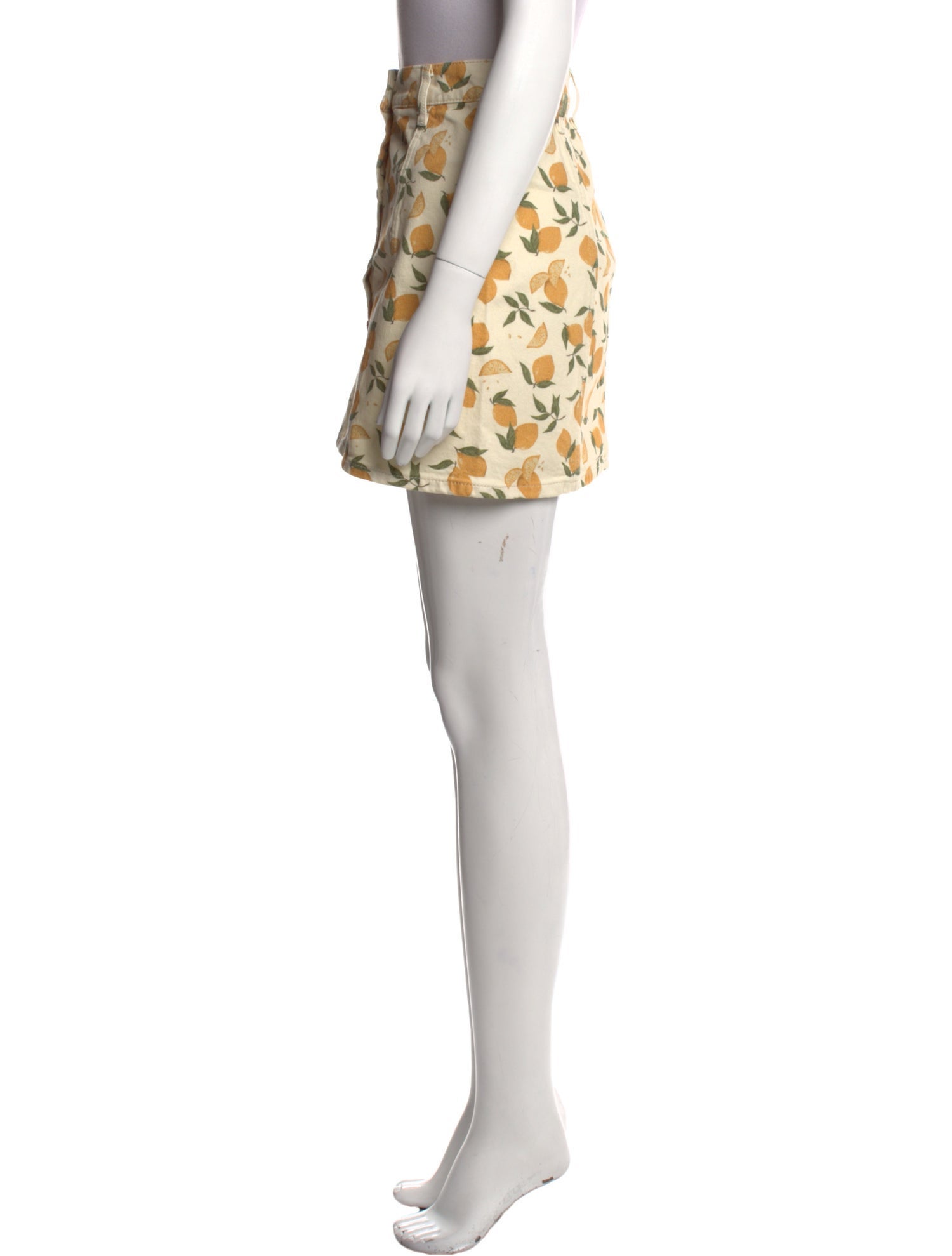 Reformation Printed Mini Skirt