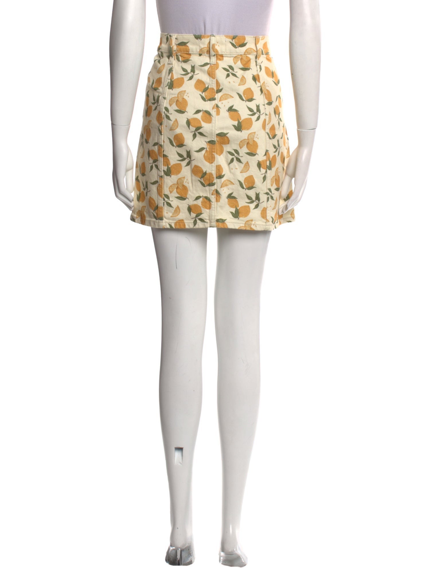 Reformation Printed Mini Skirt