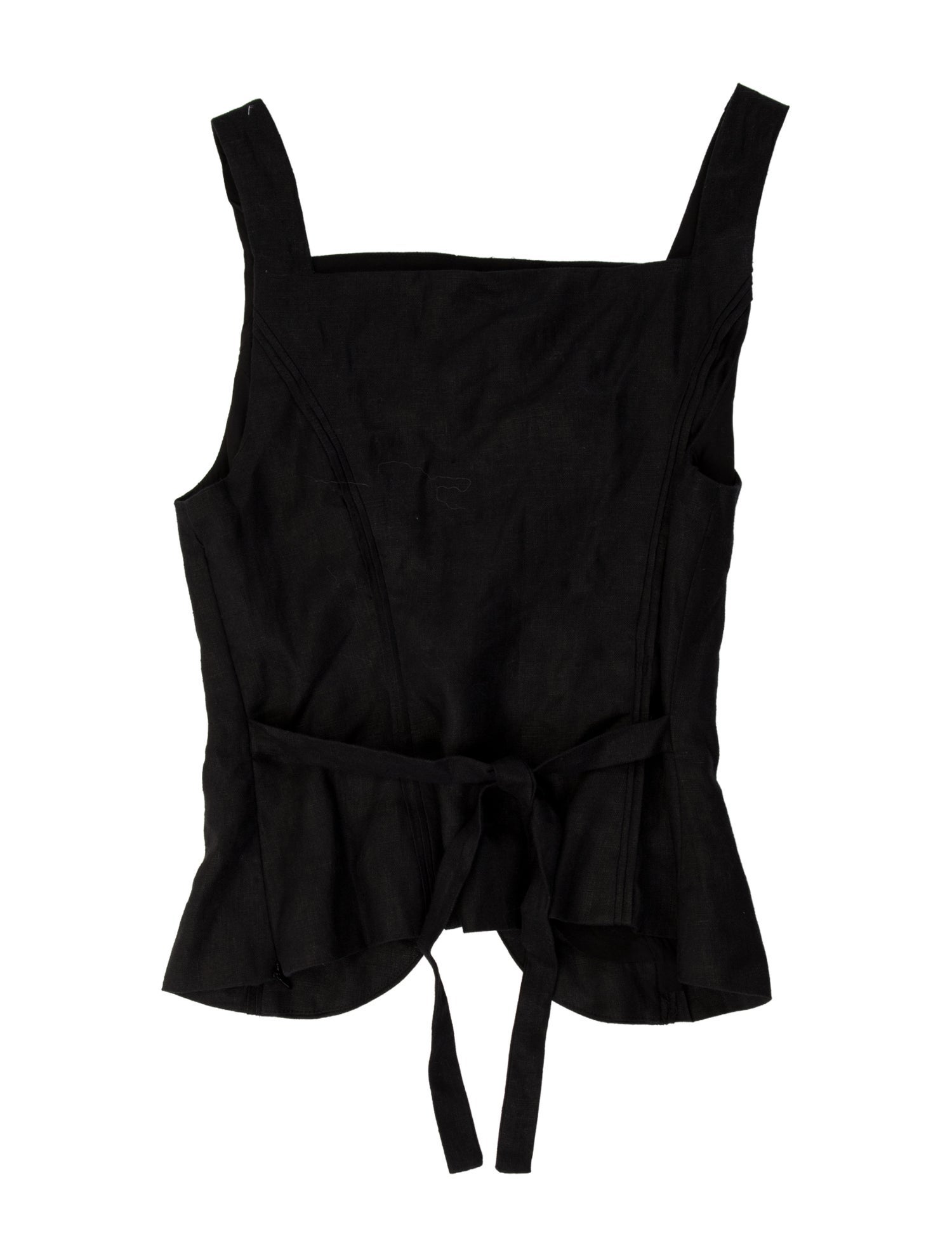 Reformation Linen Square Neckline Button-Up Top w/ Tags