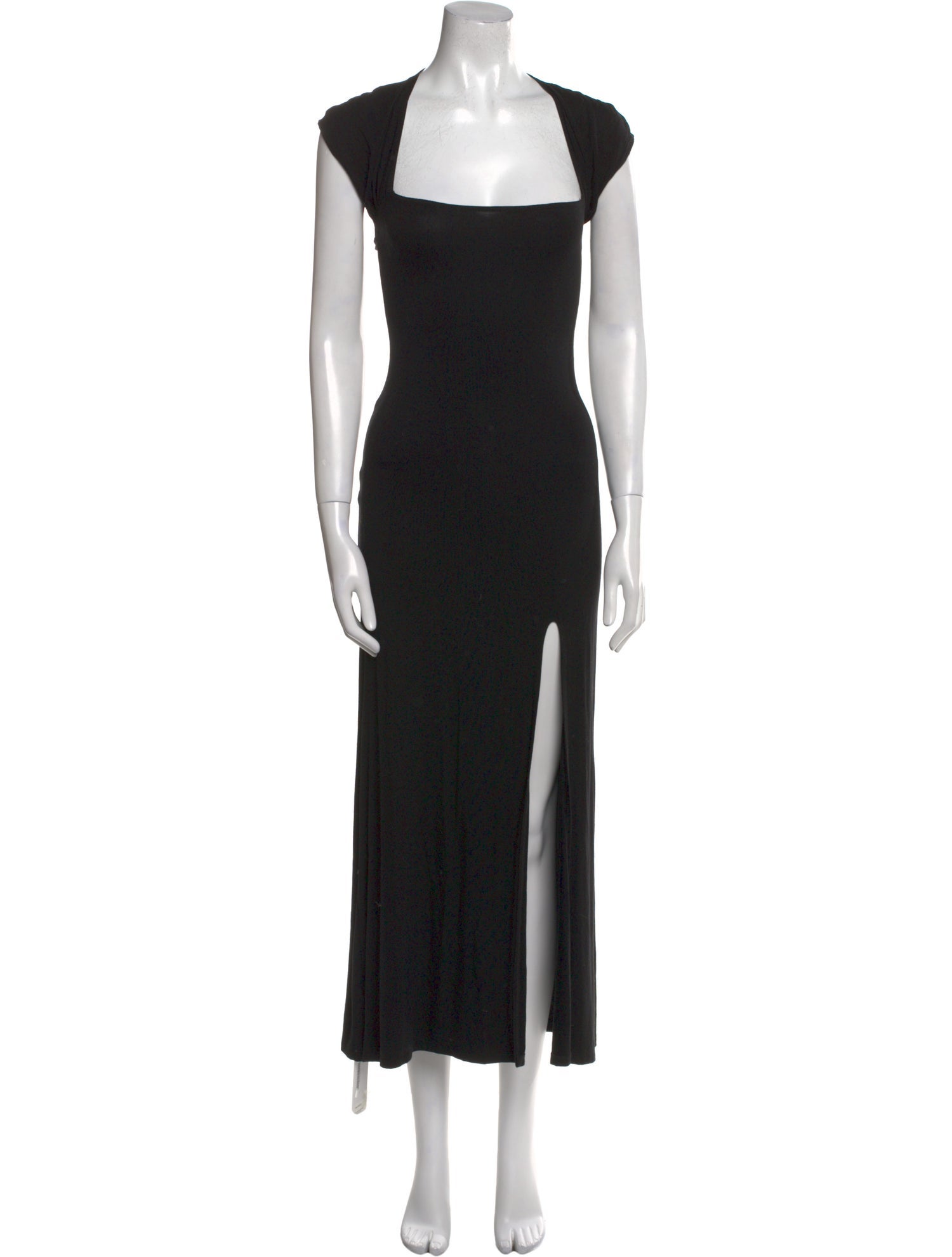 Reformation Square Neckline Midi Length Dress