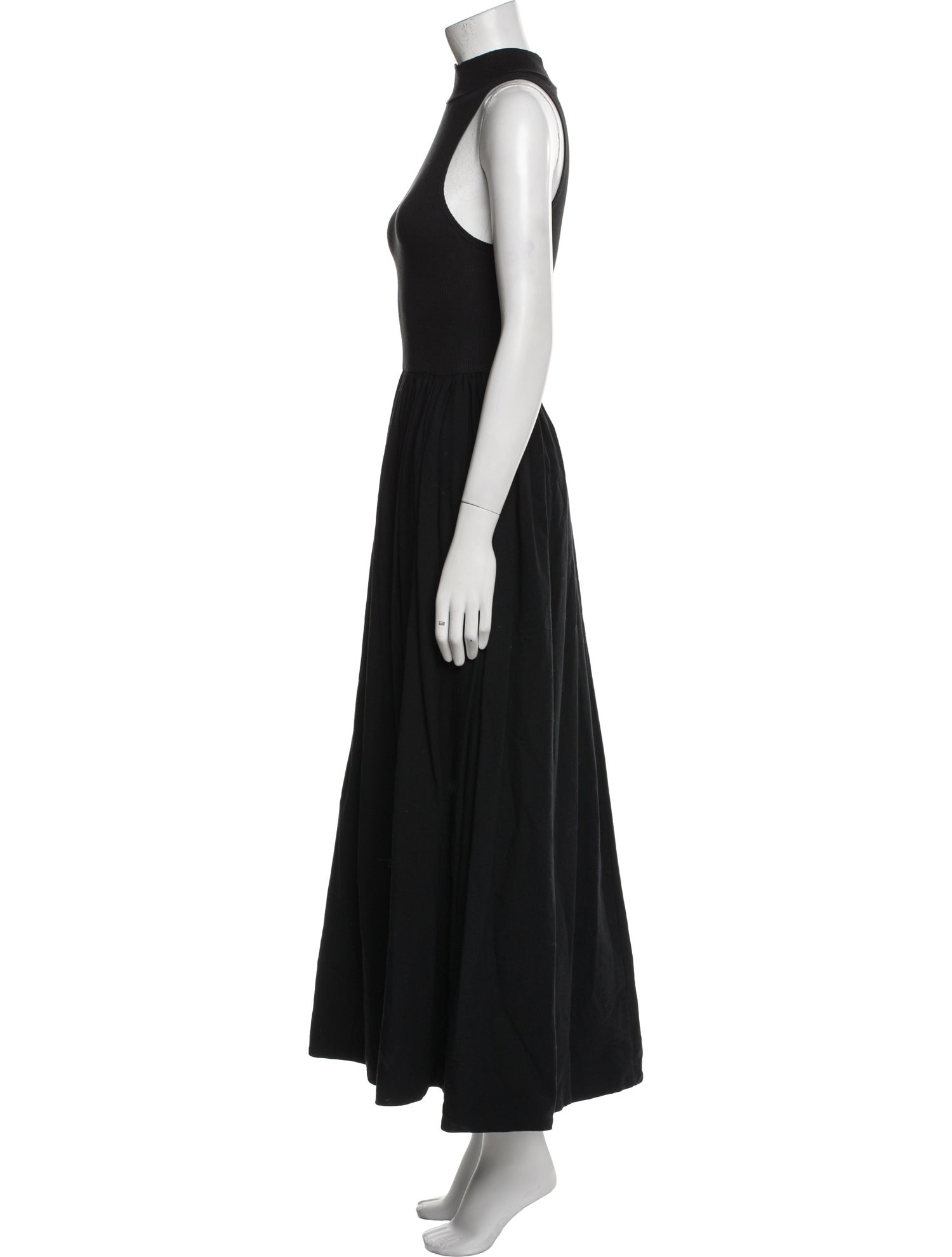 Reformation Mock Neck Midi Length Dress