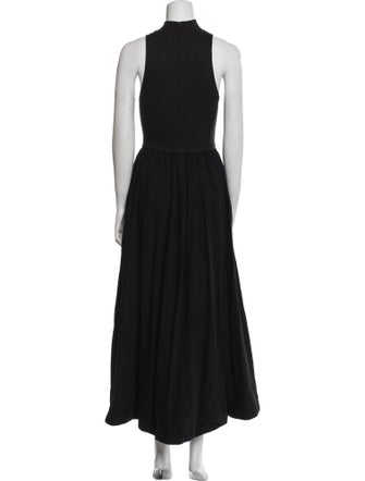 Reformation Mock Neck Midi Length Dress