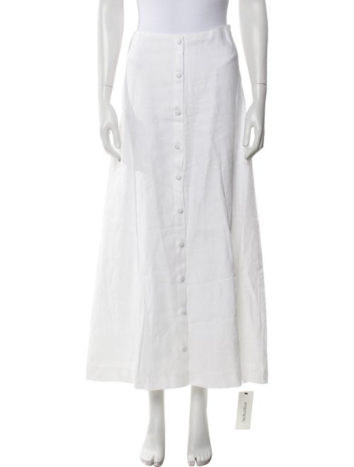 Reformation Linen Midi Length Skirt