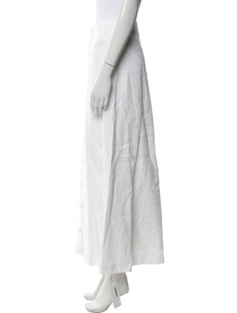 Reformation Linen Midi Length Skirt