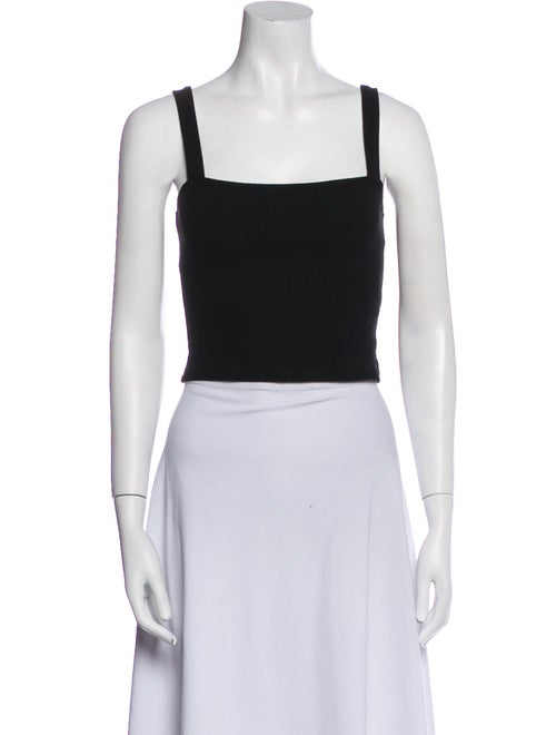 Reformation Square Neckline Sleeveless Crop Top