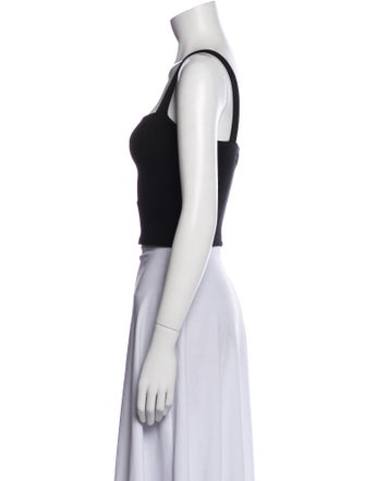 Reformation Square Neckline Sleeveless Crop Top