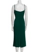 Reformation V-Neck Midi Length Dress