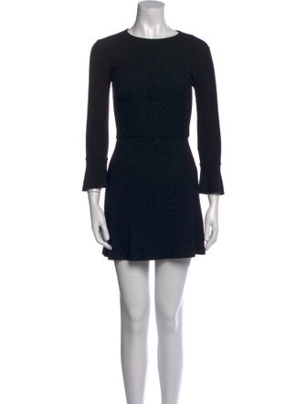 Reformation Bateau Neckline Mini Dress