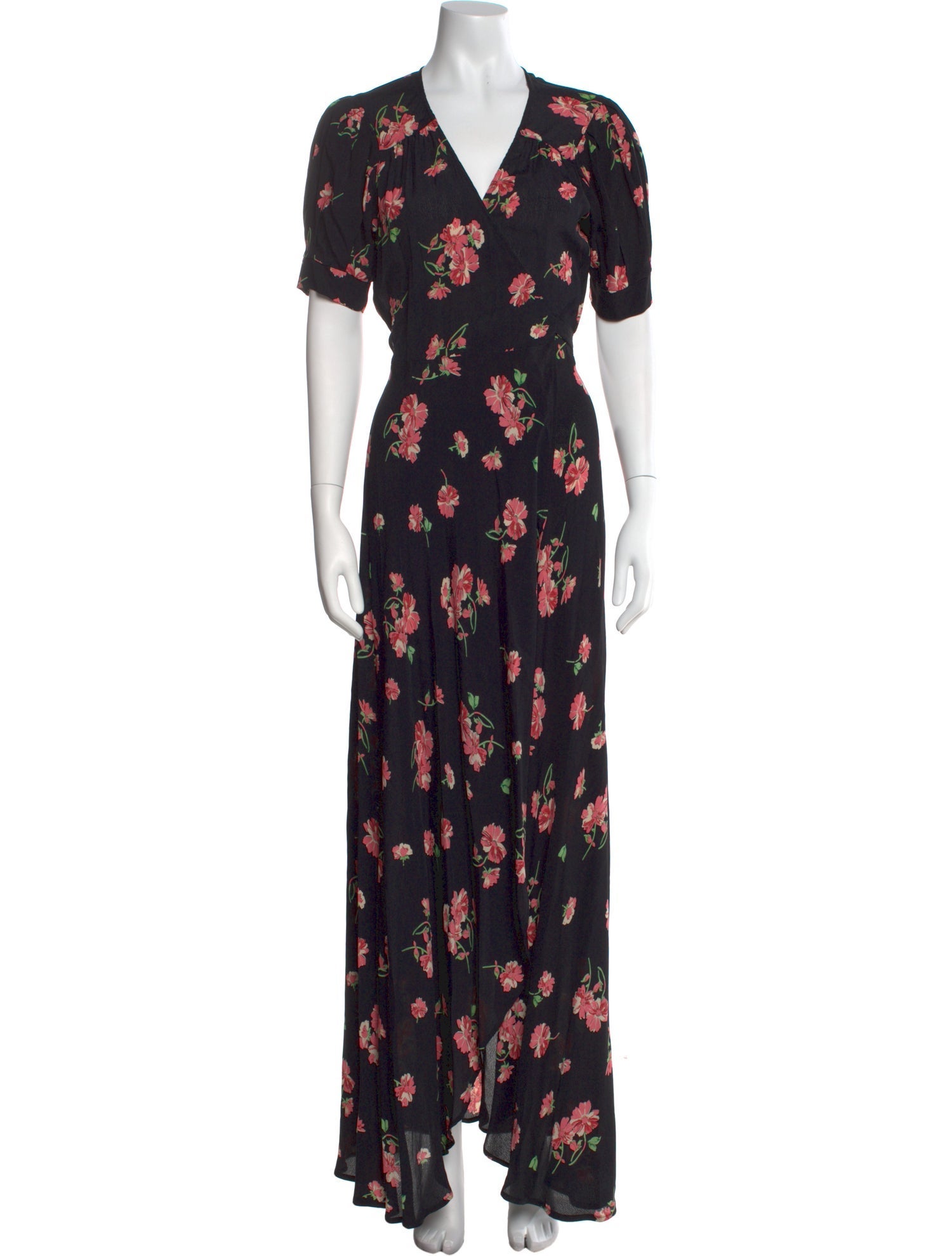 Reformation Floral Print Long Dress
