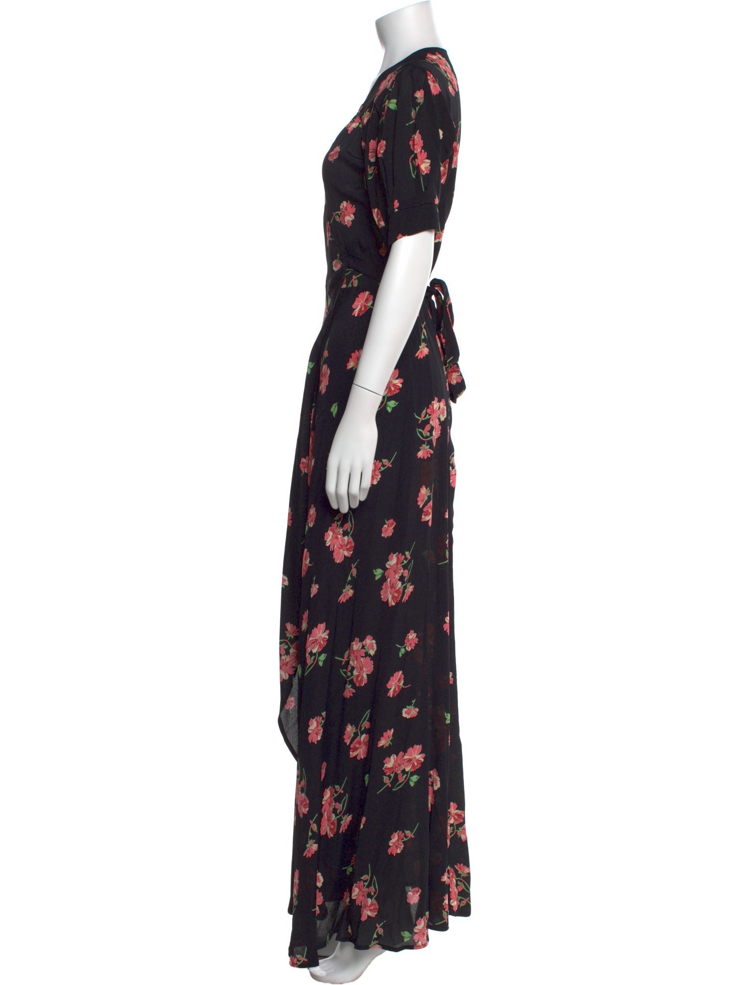 Reformation Floral Print Long Dress