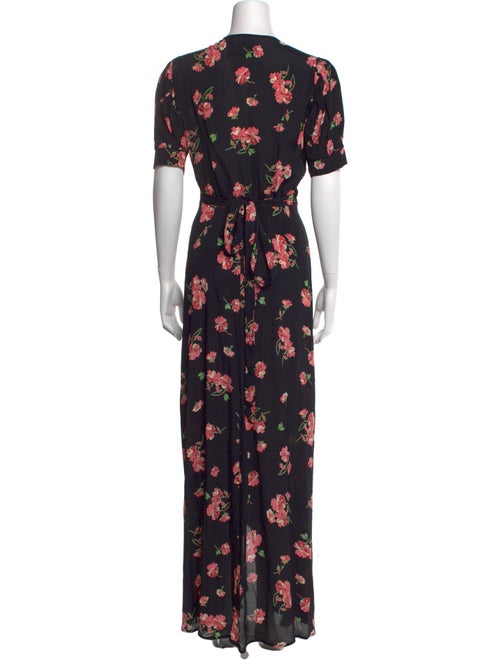 Reformation Floral Print Long Dress