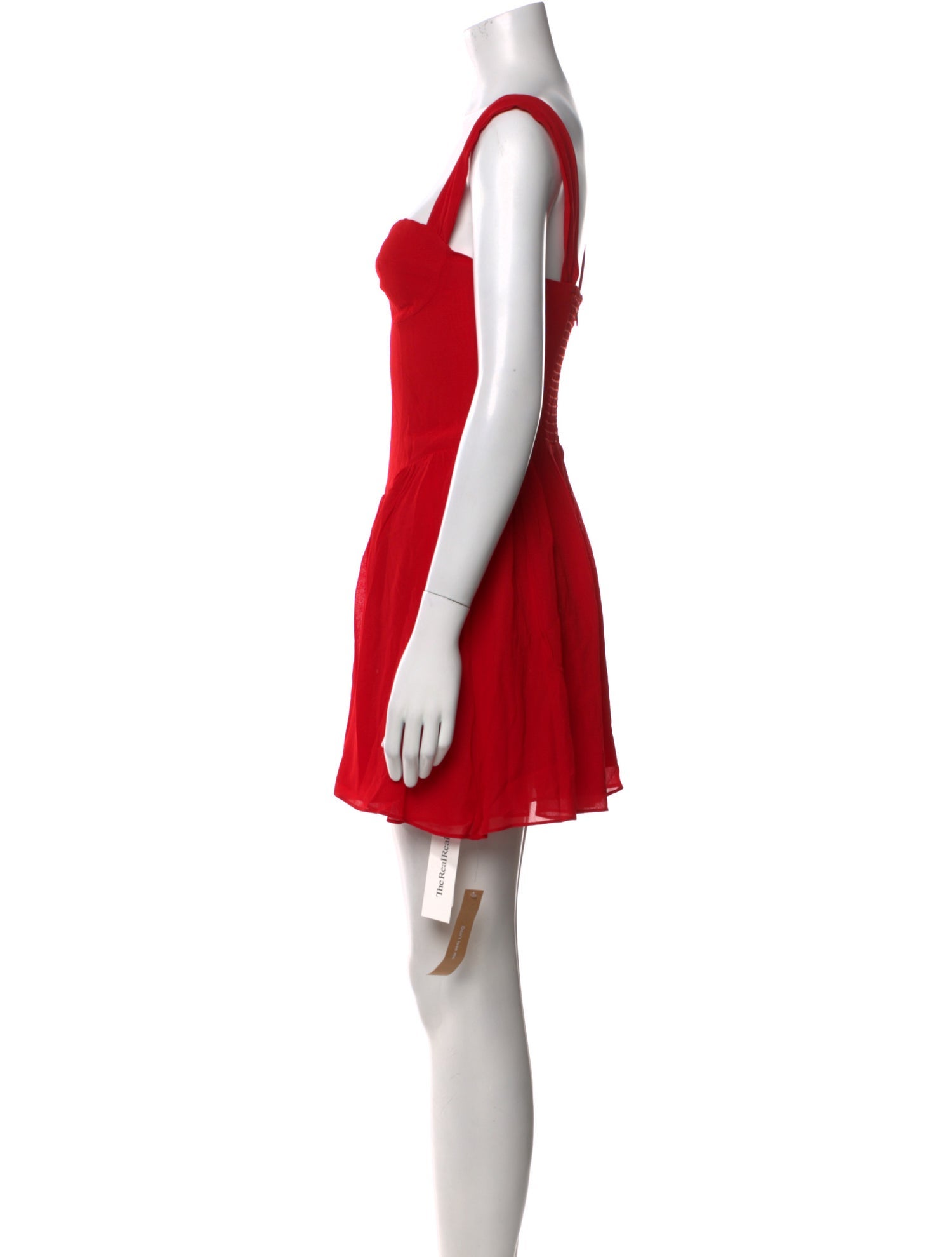 Reformation Square Neckline Mini Dress