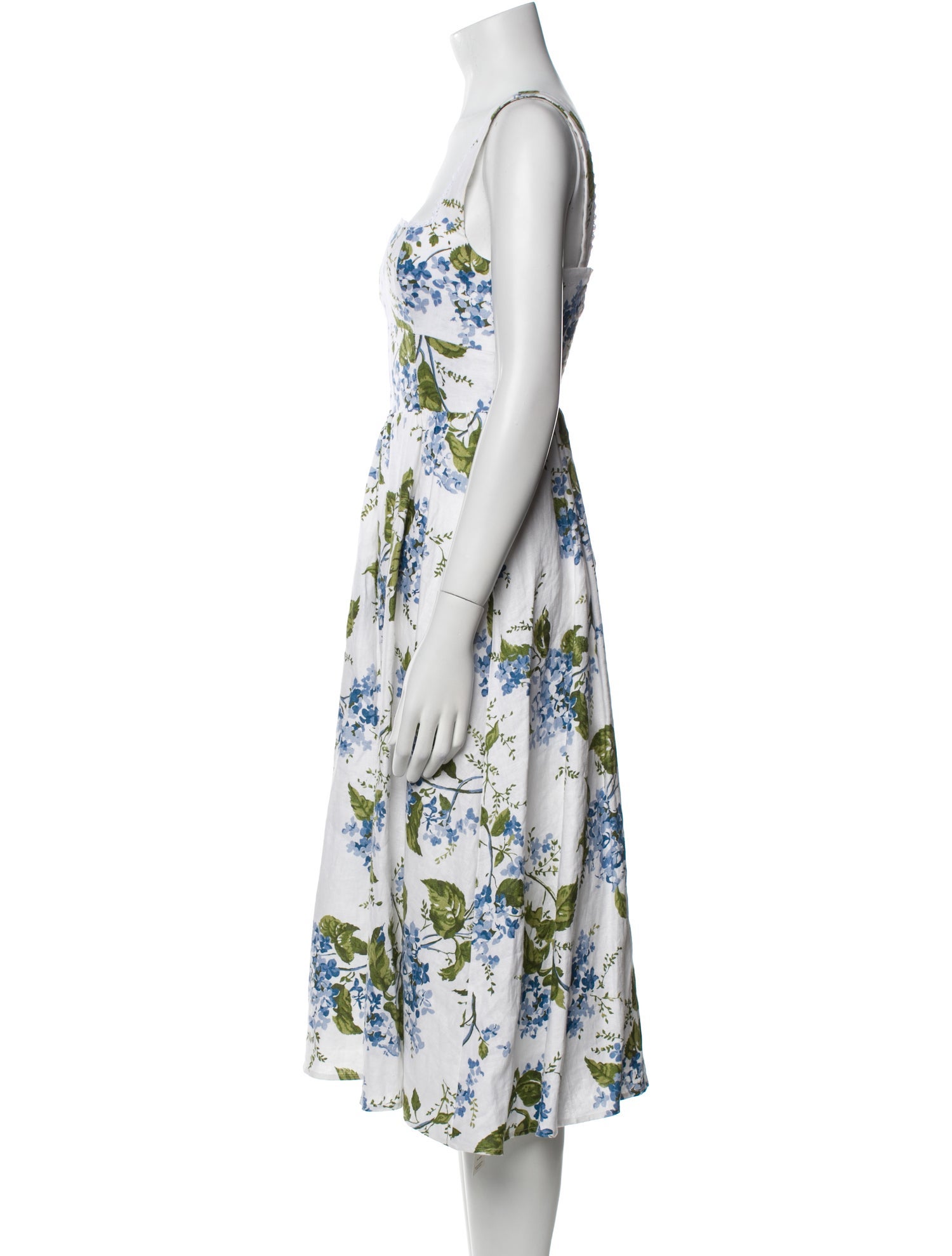 Reformation Linen Knee-Length Dress