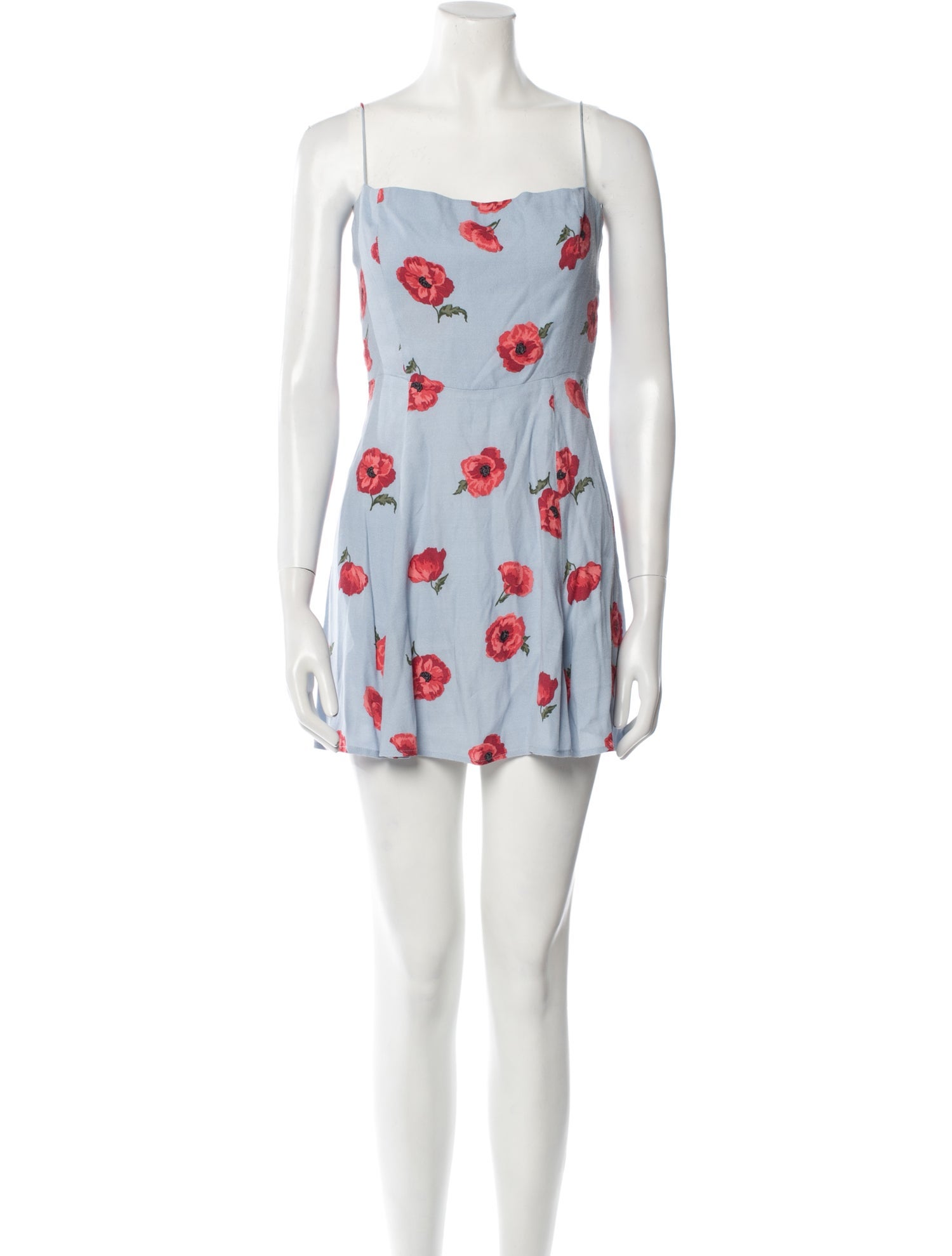 Reformation Floral Print Mini Dress