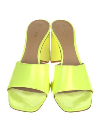 Reformation Patent Leather Slides