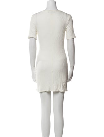 Reformation Scoop Neck Mini Dress