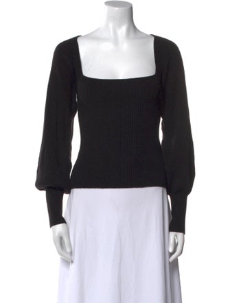 Reformation Cashmere Square Neckline Top