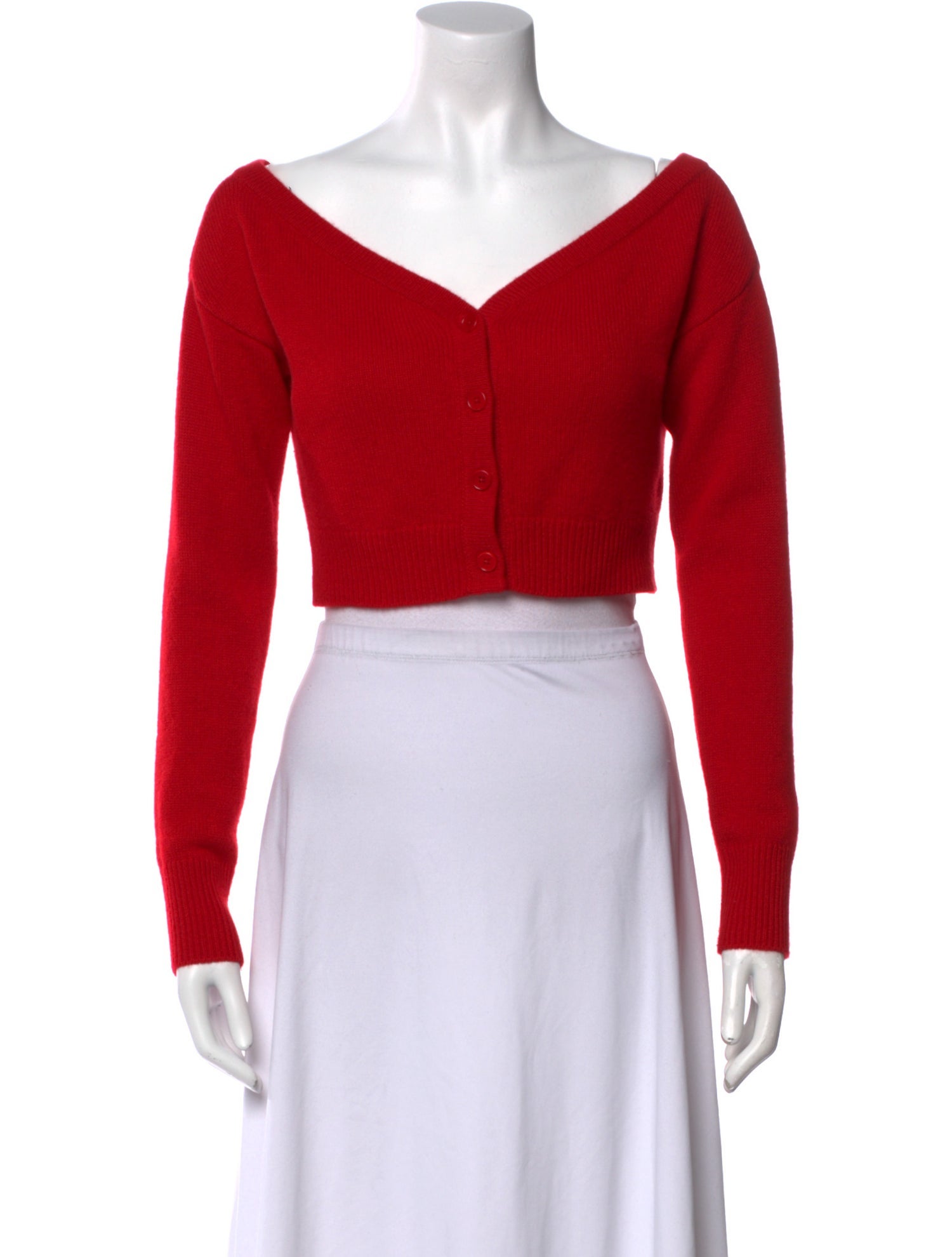 Reformation Cashmere V-Neck Sweater