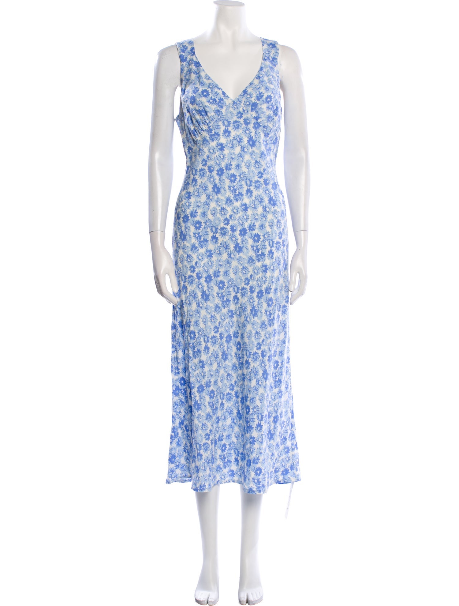 Reformation Floral Print Long Dress