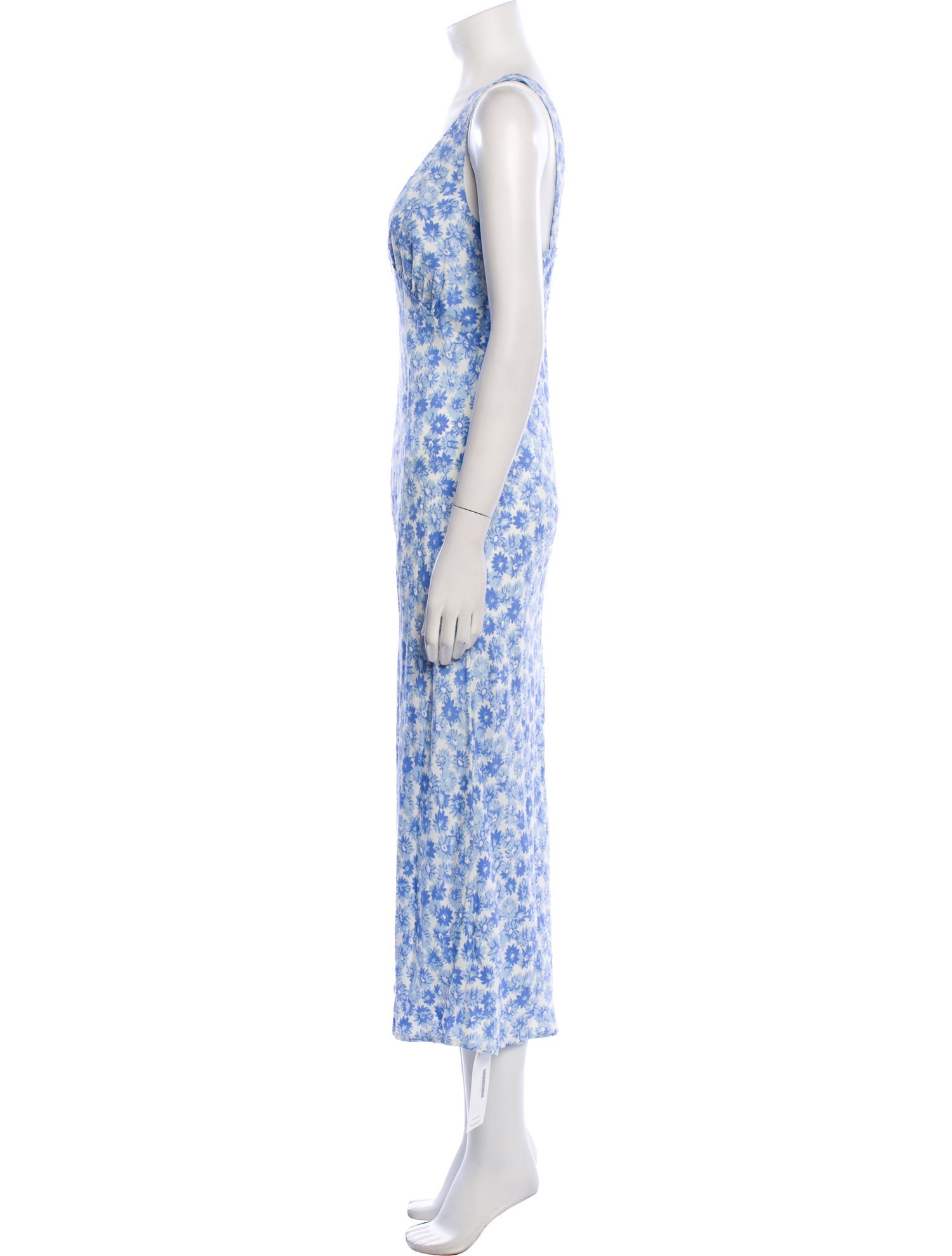 Reformation Floral Print Long Dress