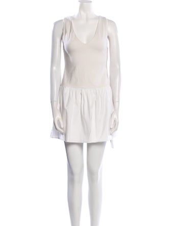 Reformation Scoop Neck Mini Dress