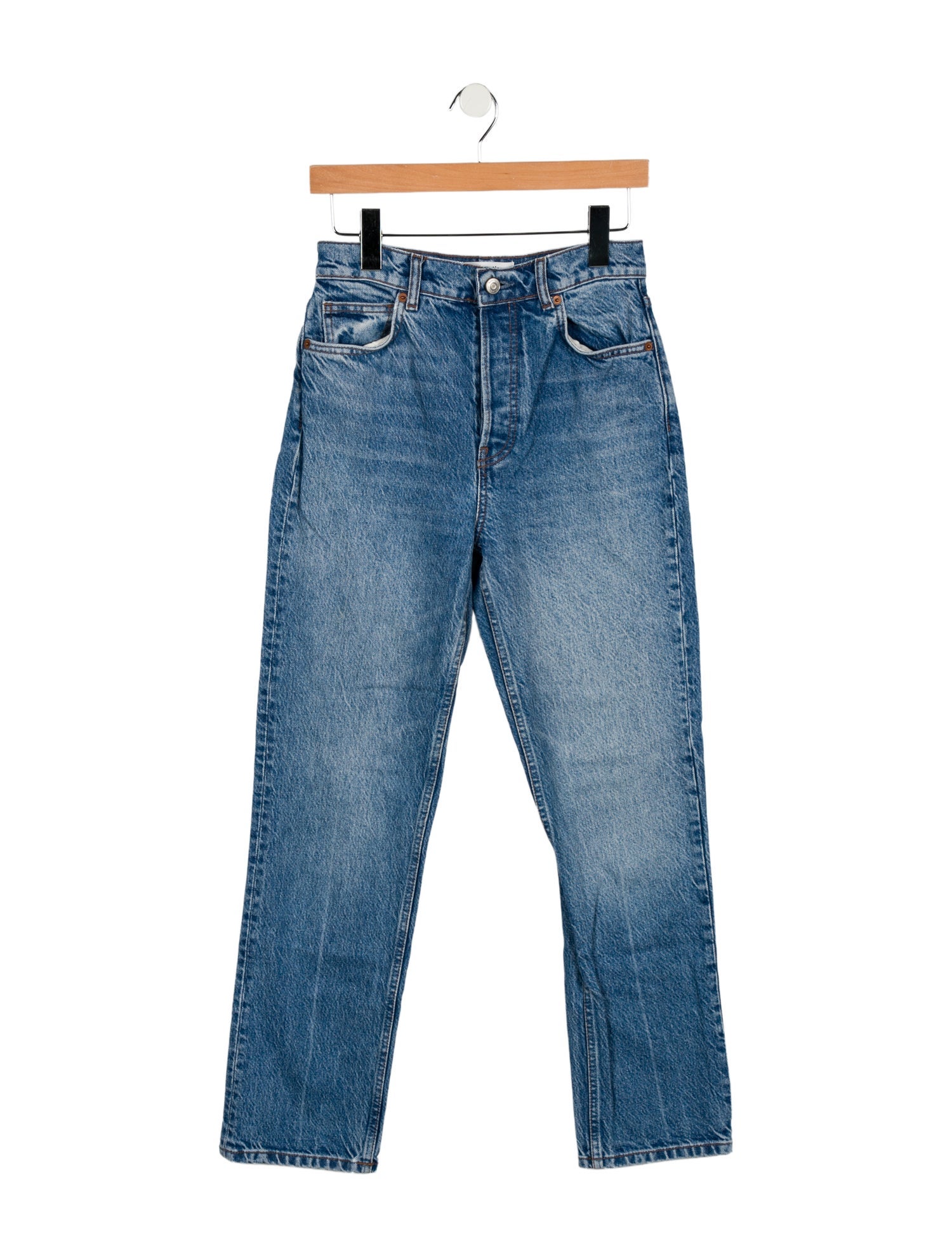 Reformation High-Rise Straight Leg Jeans