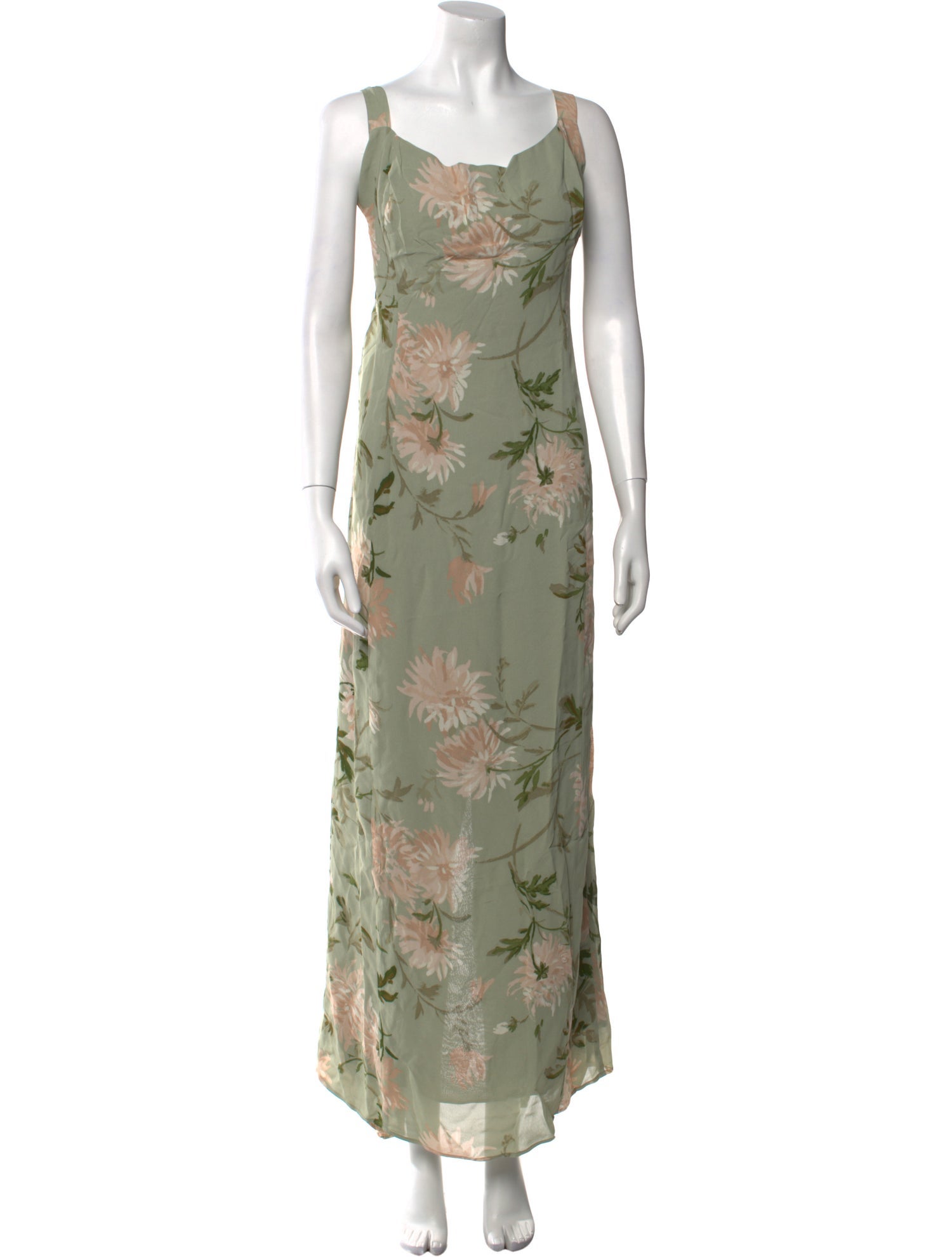 Reformation Floral Print Long Dress w/ Tags