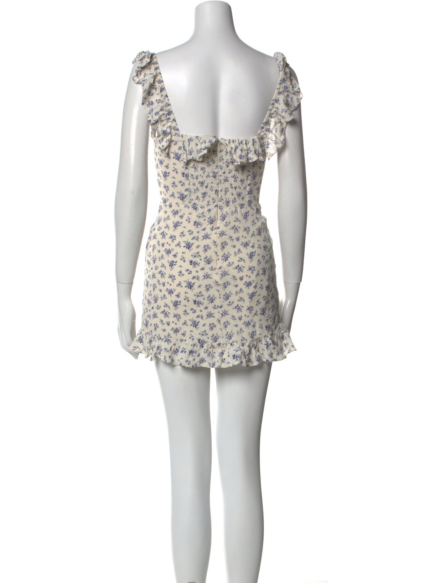 Reformation Floral Print Mini Dress