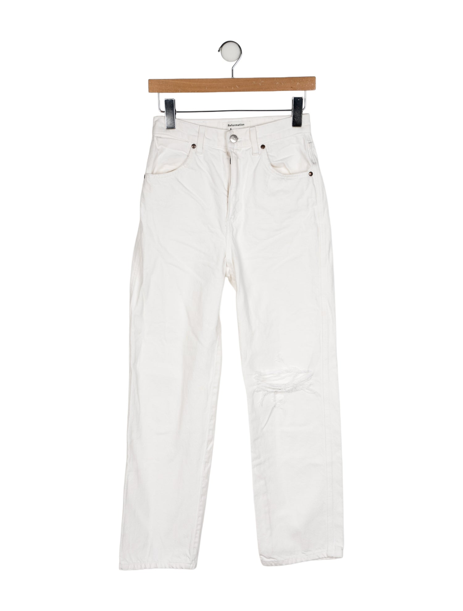 Reformation High-Rise Straight Leg Jeans