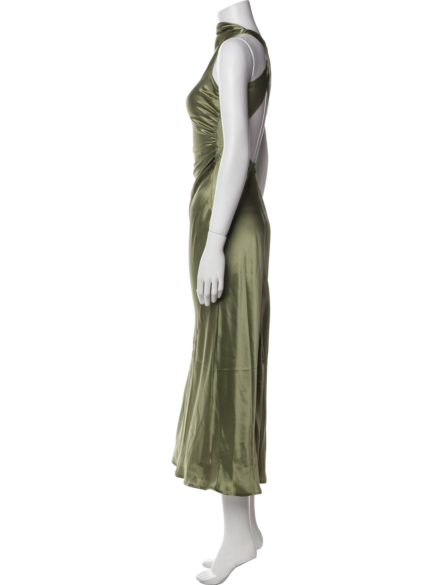 Reformation Silk Long Dress