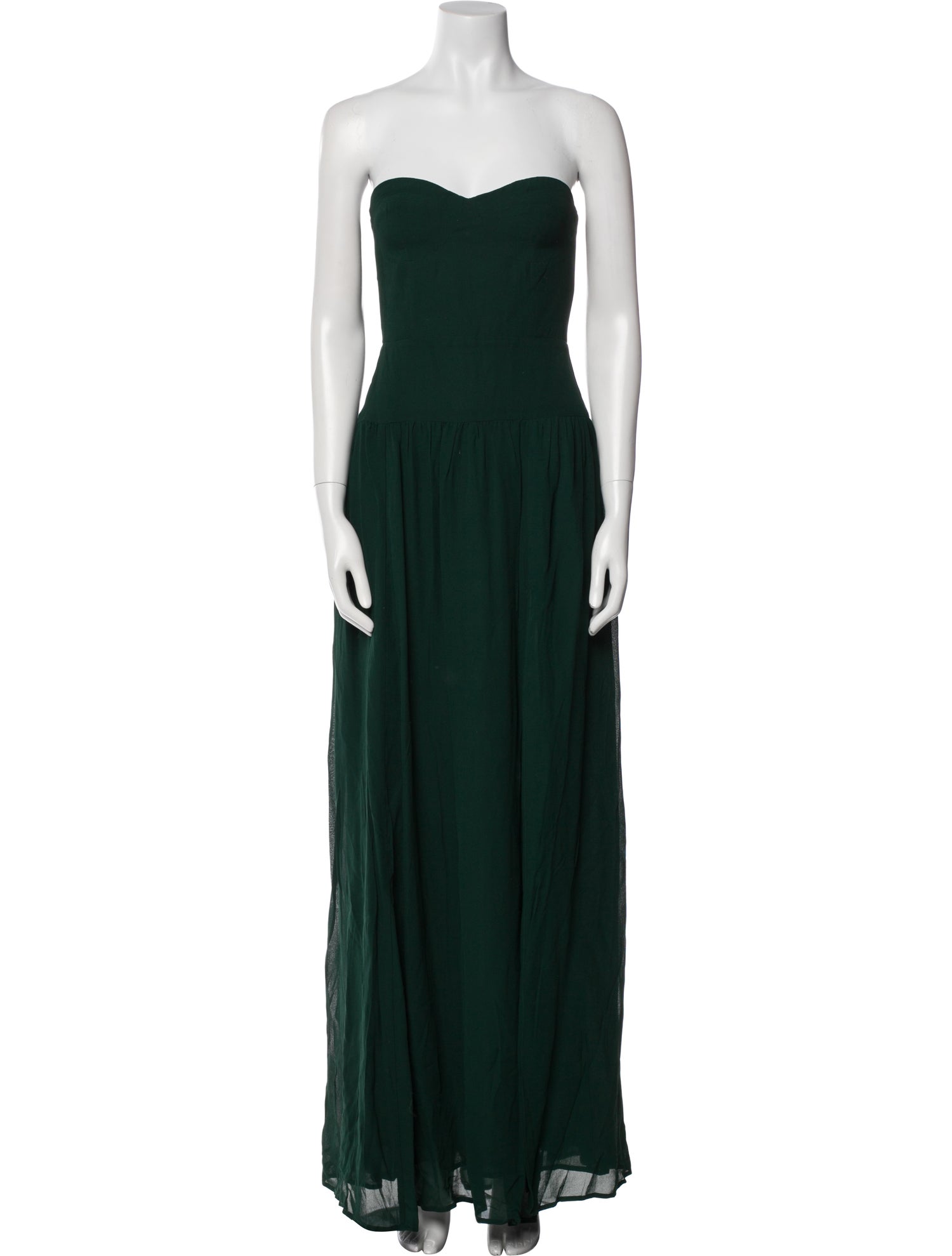 Reformation Strapless Long Dress