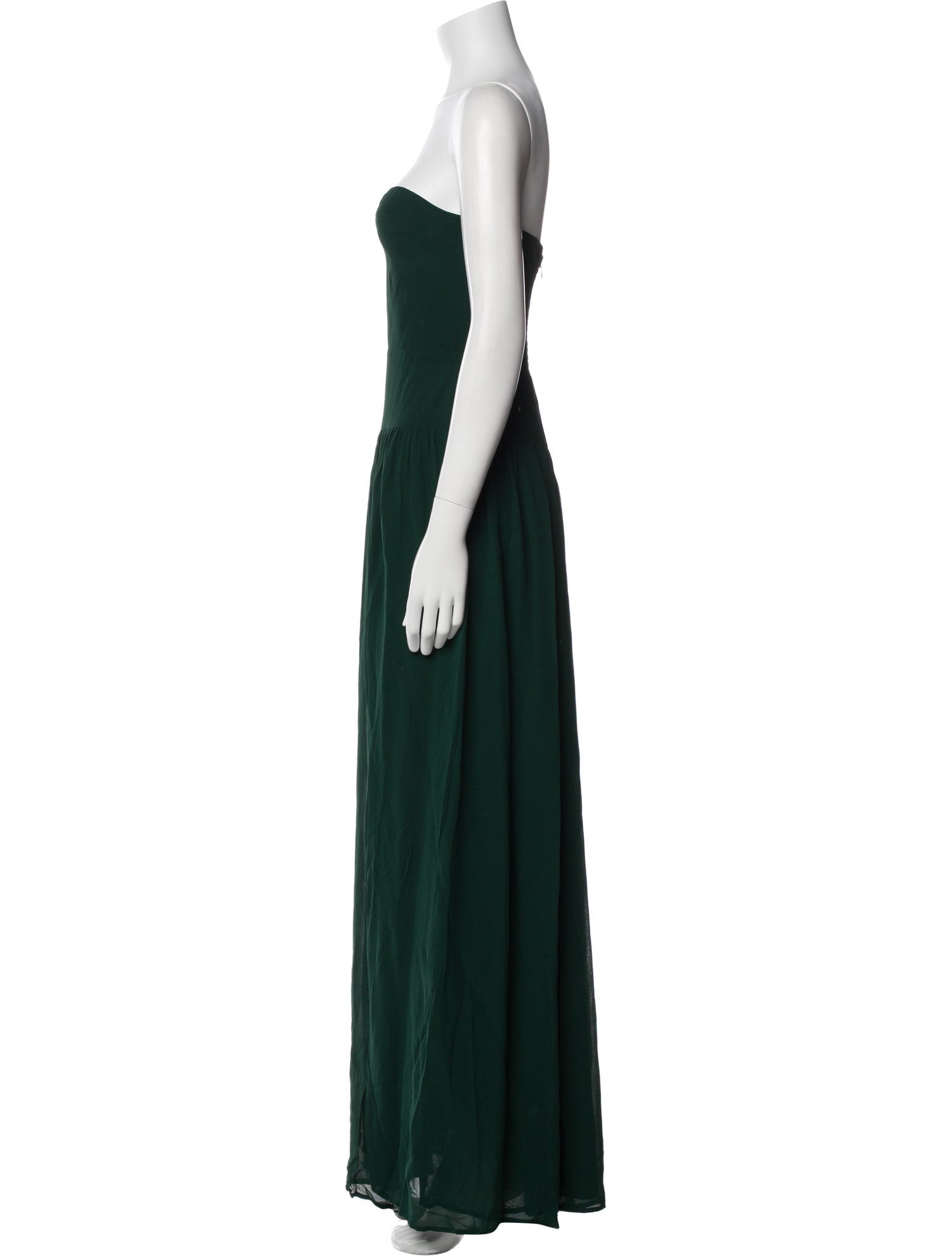 Reformation Strapless Long Dress