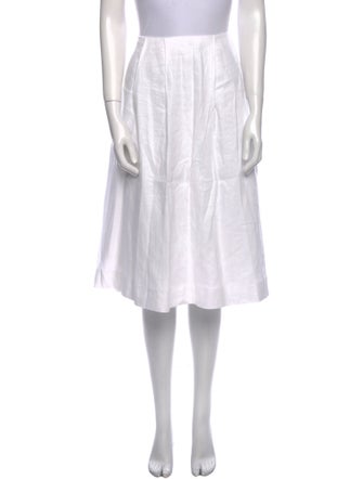 Reformation Linen Knee-Length Skirt