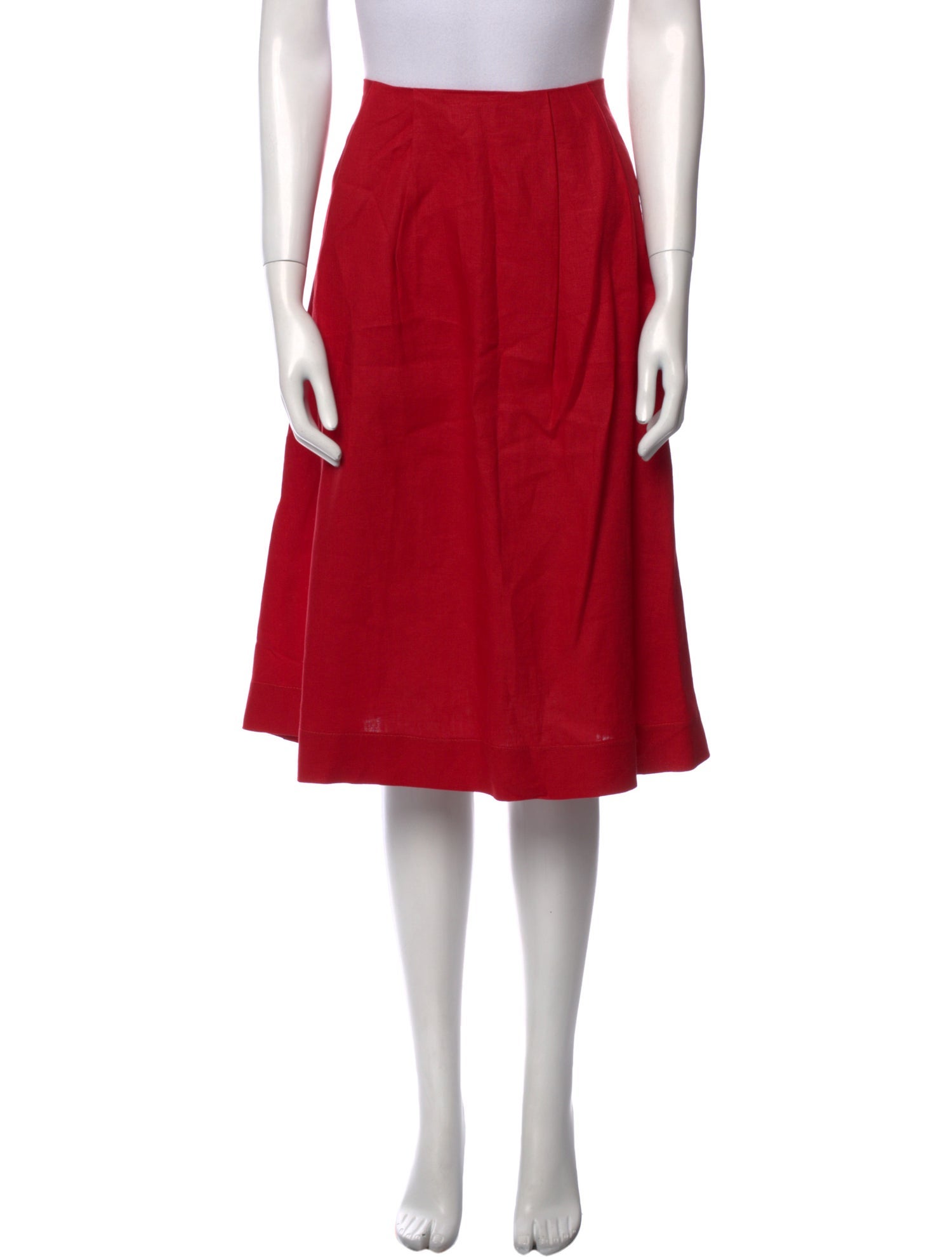 Reformation Linen Knee-Length Skirt