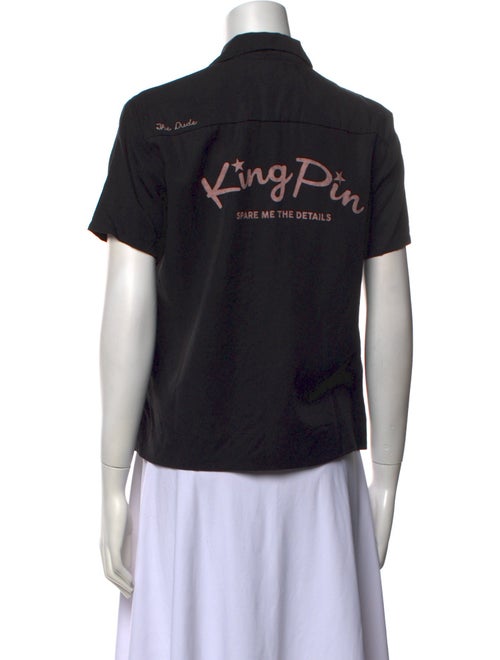 Reformation Short Sleeve Button-Up Top