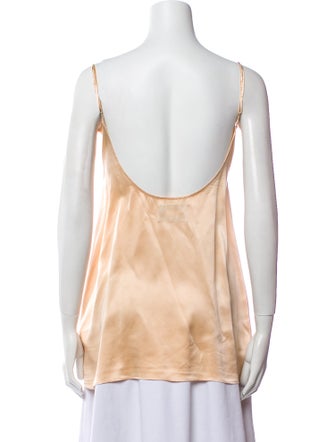 Reformation Silk Cowl Neck Top