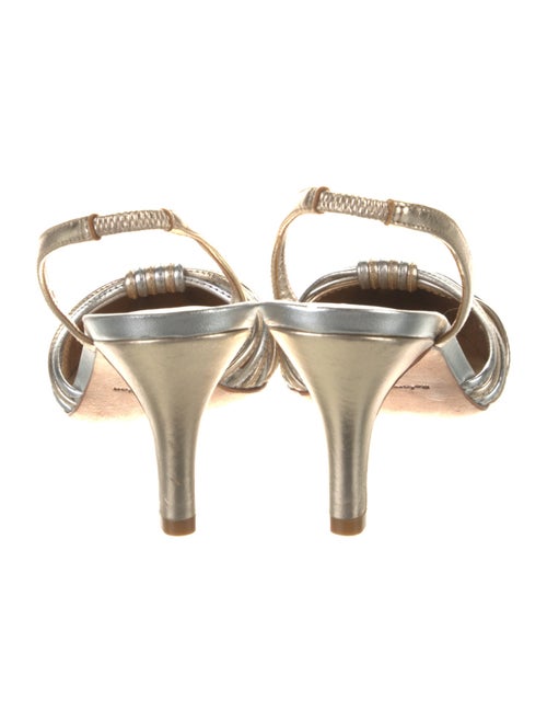 Reformation Leather Slingback Pumps