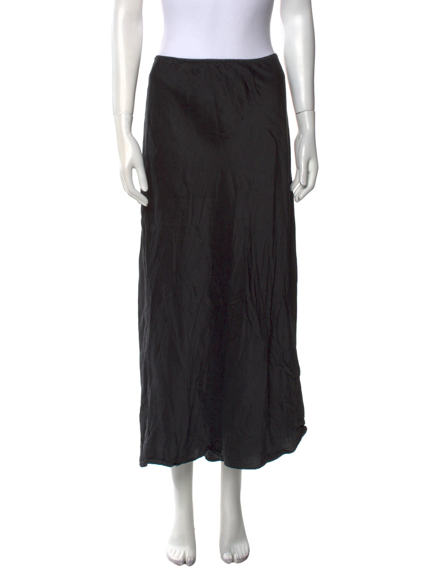 Reformation Silk Midi Length Skirt