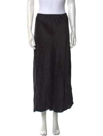Reformation Silk Midi Length Skirt
