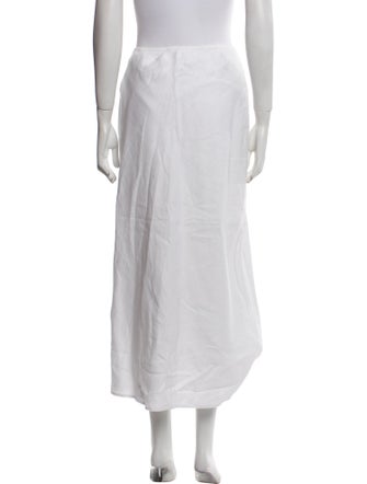 Reformation Linen Midi Length Skirt