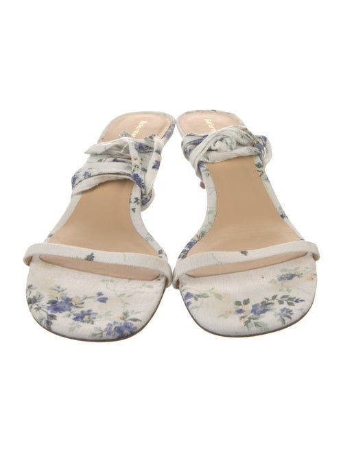 Reformation Floral Print Slides