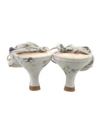 Reformation Floral Print Slides