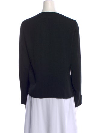 Reformation V-Neck Long Sleeve Blouse