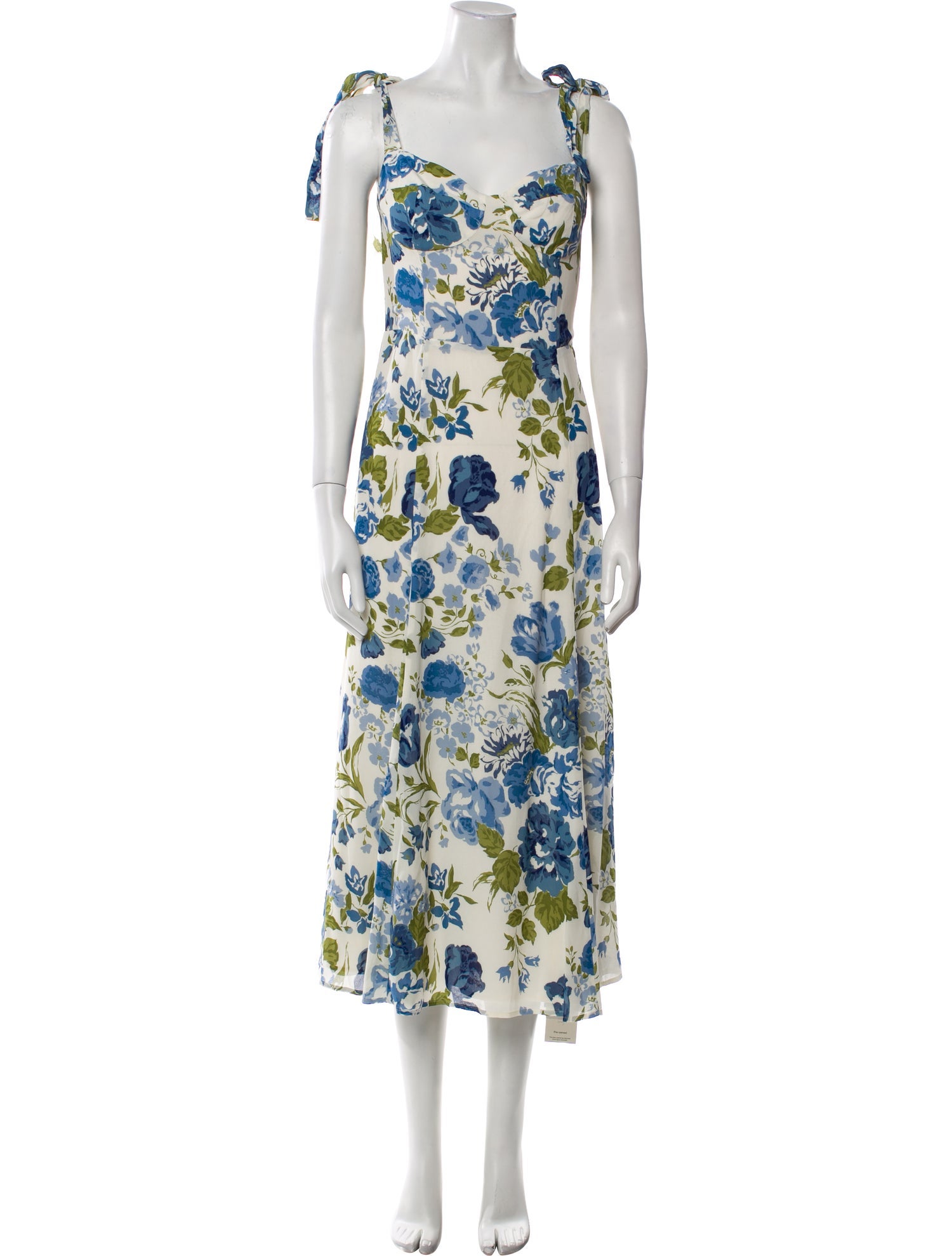 Reformation Floral Print Long Dress