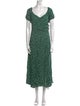 Reformation Floral Print Long Dress