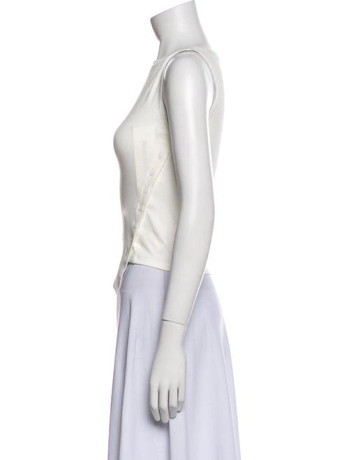 Reformation Square Neckline Sleeveless Crop Top