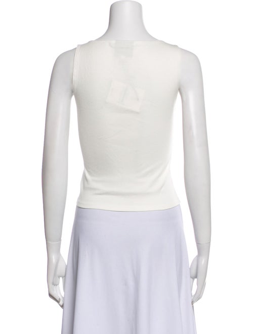 Reformation Square Neckline Sleeveless Crop Top