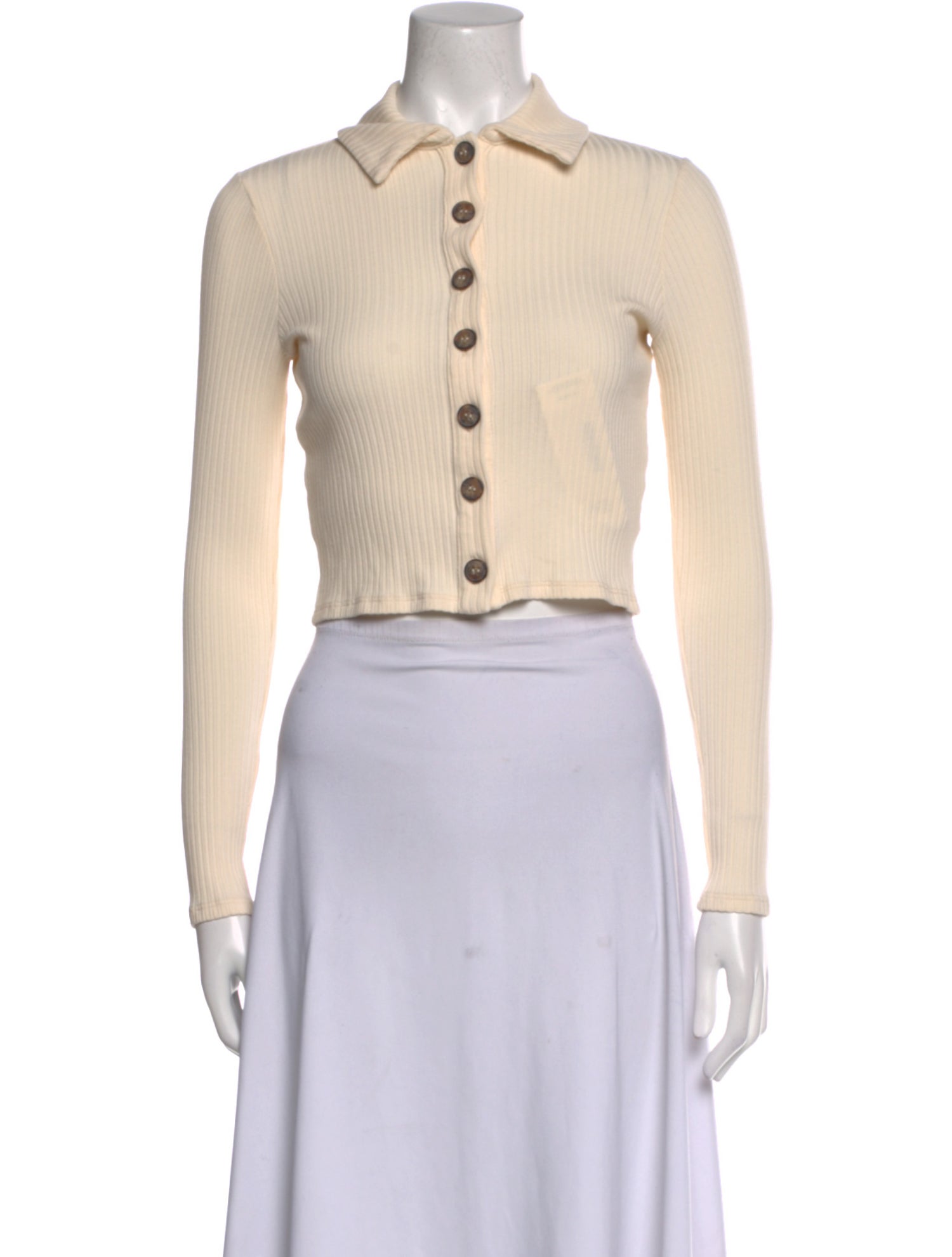 Reformation Long Sleeve Crop Top